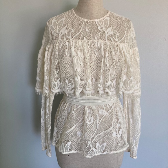 Vintage Inspired Lace Blouse - Picture 6 of 9